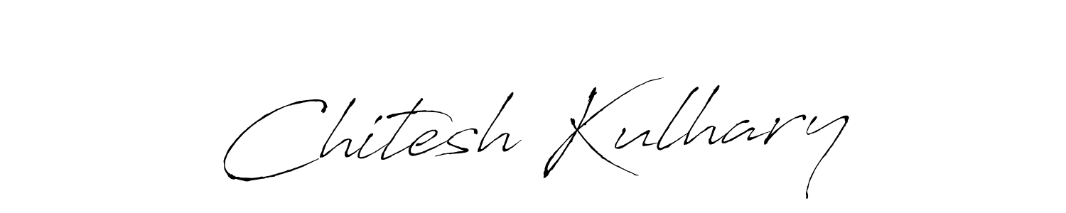 Use a signature maker to create a handwritten signature online. With this signature software, you can design (Antro_Vectra) your own signature for name Chitesh Kulhary. Chitesh Kulhary signature style 6 images and pictures png