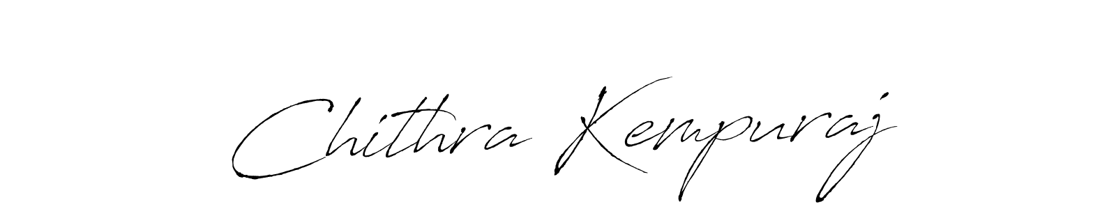 How to make Chithra Kempuraj name signature. Use Antro_Vectra style for creating short signs online. This is the latest handwritten sign. Chithra Kempuraj signature style 6 images and pictures png