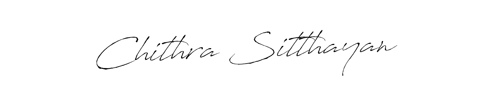 You should practise on your own different ways (Antro_Vectra) to write your name (Chithra Sitthayan) in signature. don't let someone else do it for you. Chithra Sitthayan signature style 6 images and pictures png