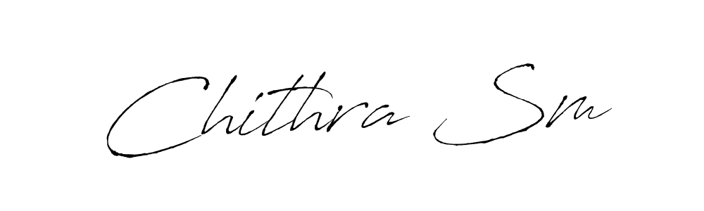 You can use this online signature creator to create a handwritten signature for the name Chithra Sm. This is the best online autograph maker. Chithra Sm signature style 6 images and pictures png