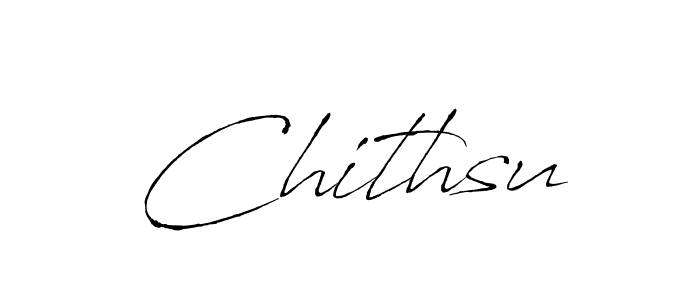 How to make Chithsu signature? Antro_Vectra is a professional autograph style. Create handwritten signature for Chithsu name. Chithsu signature style 6 images and pictures png