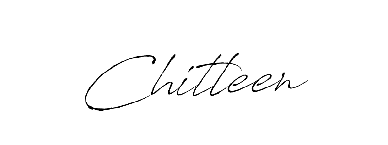 How to make Chitleen signature? Antro_Vectra is a professional autograph style. Create handwritten signature for Chitleen name. Chitleen signature style 6 images and pictures png