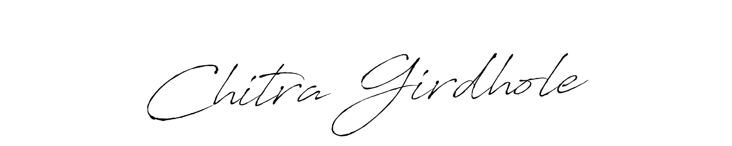 Chitra Girdhole stylish signature style. Best Handwritten Sign (Antro_Vectra) for my name. Handwritten Signature Collection Ideas for my name Chitra Girdhole. Chitra Girdhole signature style 6 images and pictures png