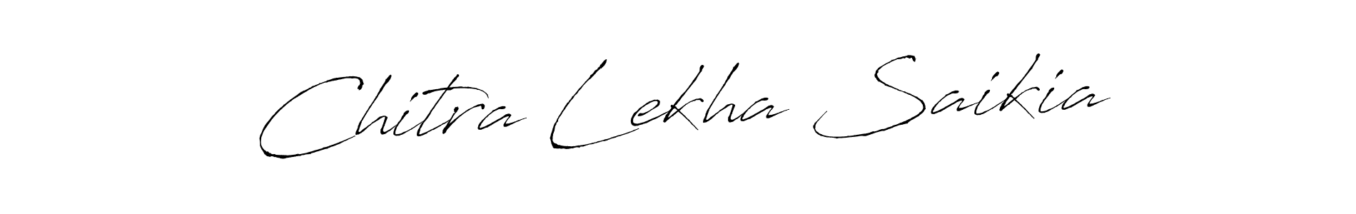 How to make Chitra Lekha Saikia name signature. Use Antro_Vectra style for creating short signs online. This is the latest handwritten sign. Chitra Lekha Saikia signature style 6 images and pictures png
