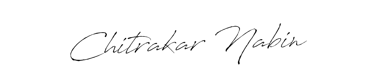 Create a beautiful signature design for name Chitrakar Nabin. With this signature (Antro_Vectra) fonts, you can make a handwritten signature for free. Chitrakar Nabin signature style 6 images and pictures png