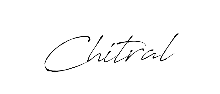Use a signature maker to create a handwritten signature online. With this signature software, you can design (Antro_Vectra) your own signature for name Chitral. Chitral signature style 6 images and pictures png