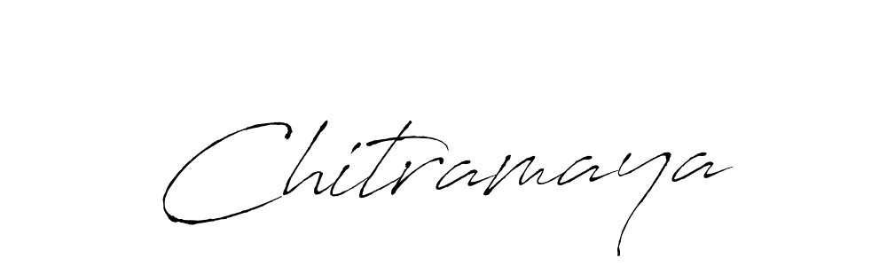 Use a signature maker to create a handwritten signature online. With this signature software, you can design (Antro_Vectra) your own signature for name Chitramaya. Chitramaya signature style 6 images and pictures png