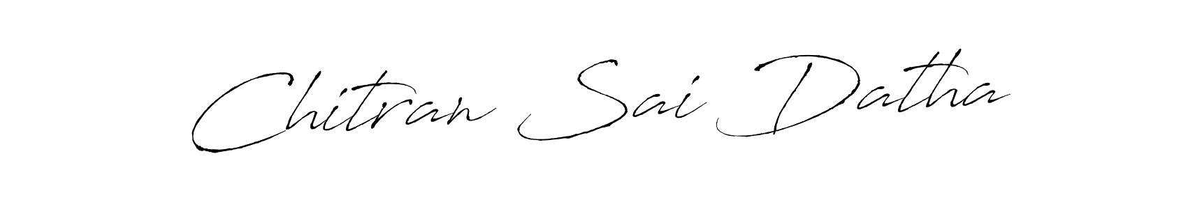 Create a beautiful signature design for name Chitran Sai Datha. With this signature (Antro_Vectra) fonts, you can make a handwritten signature for free. Chitran Sai Datha signature style 6 images and pictures png