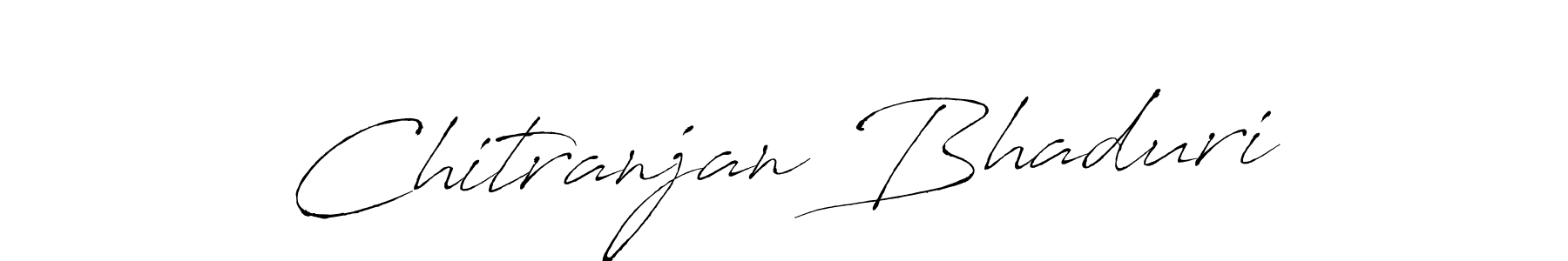 Chitranjan Bhaduri stylish signature style. Best Handwritten Sign (Antro_Vectra) for my name. Handwritten Signature Collection Ideas for my name Chitranjan Bhaduri. Chitranjan Bhaduri signature style 6 images and pictures png