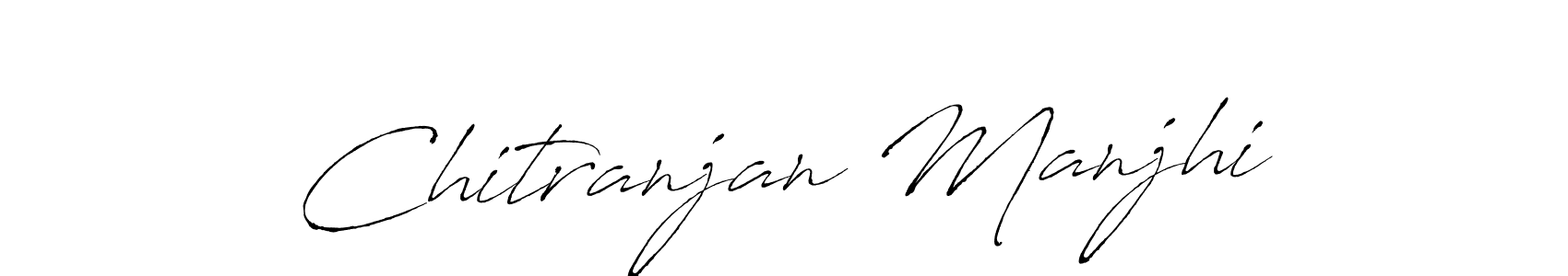 Use a signature maker to create a handwritten signature online. With this signature software, you can design (Antro_Vectra) your own signature for name Chitranjan Manjhi. Chitranjan Manjhi signature style 6 images and pictures png