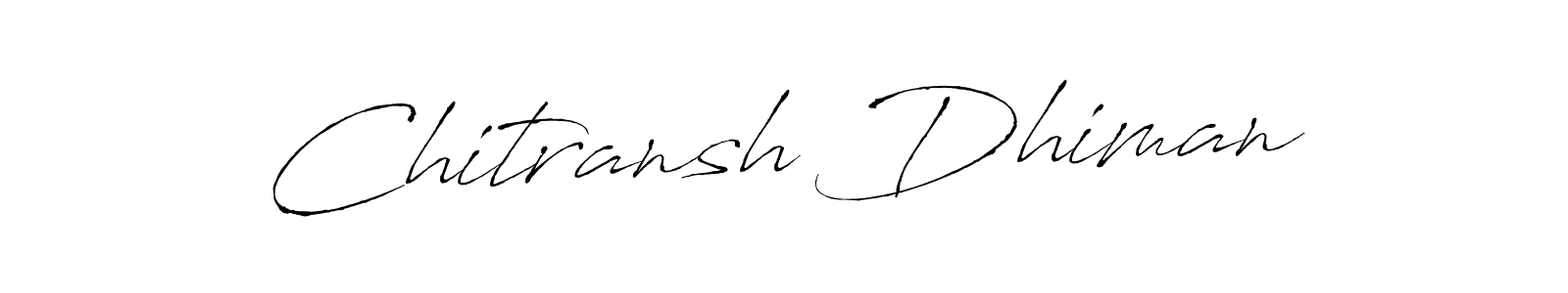 It looks lik you need a new signature style for name Chitransh Dhiman. Design unique handwritten (Antro_Vectra) signature with our free signature maker in just a few clicks. Chitransh Dhiman signature style 6 images and pictures png