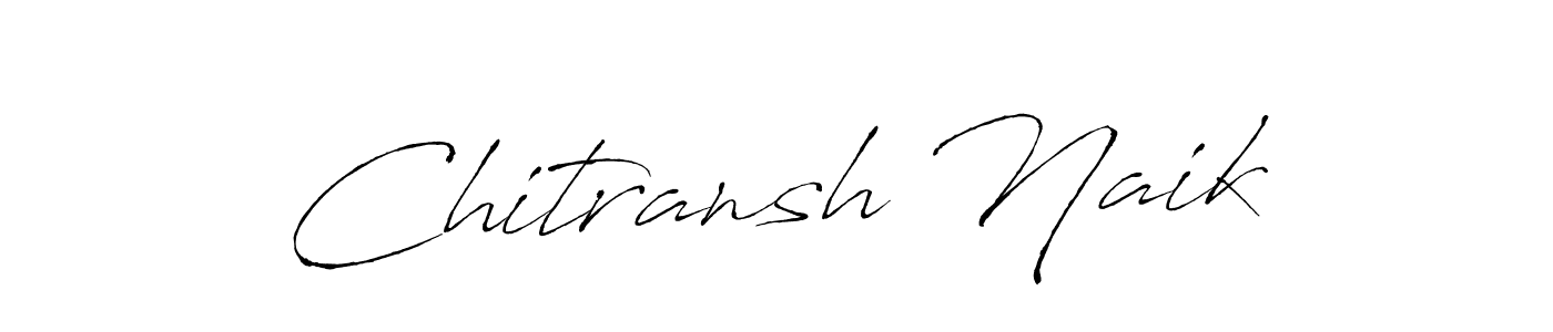 How to make Chitransh Naik name signature. Use Antro_Vectra style for creating short signs online. This is the latest handwritten sign. Chitransh Naik signature style 6 images and pictures png