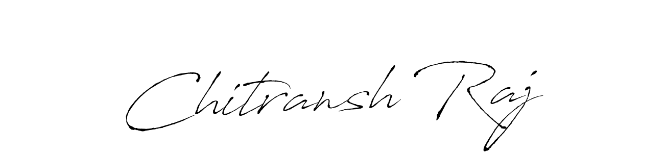 Similarly Antro_Vectra is the best handwritten signature design. Signature creator online .You can use it as an online autograph creator for name Chitransh Raj. Chitransh Raj signature style 6 images and pictures png