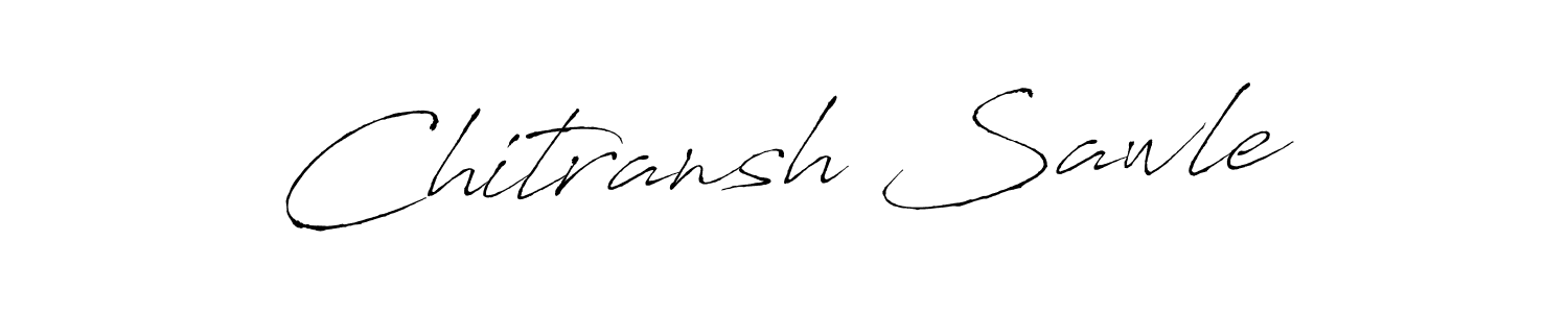 How to make Chitransh Sawle signature? Antro_Vectra is a professional autograph style. Create handwritten signature for Chitransh Sawle name. Chitransh Sawle signature style 6 images and pictures png