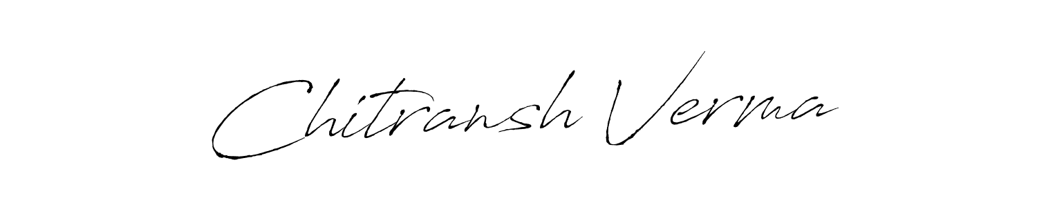 This is the best signature style for the Chitransh Verma name. Also you like these signature font (Antro_Vectra). Mix name signature. Chitransh Verma signature style 6 images and pictures png
