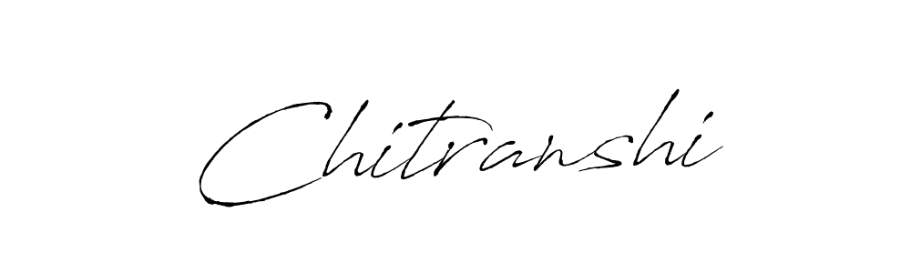 Make a beautiful signature design for name Chitranshi. With this signature (Antro_Vectra) style, you can create a handwritten signature for free. Chitranshi signature style 6 images and pictures png