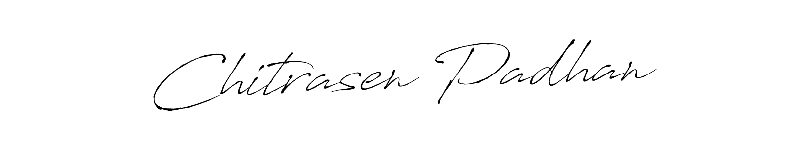 The best way (Antro_Vectra) to make a short signature is to pick only two or three words in your name. The name Chitrasen Padhan include a total of six letters. For converting this name. Chitrasen Padhan signature style 6 images and pictures png