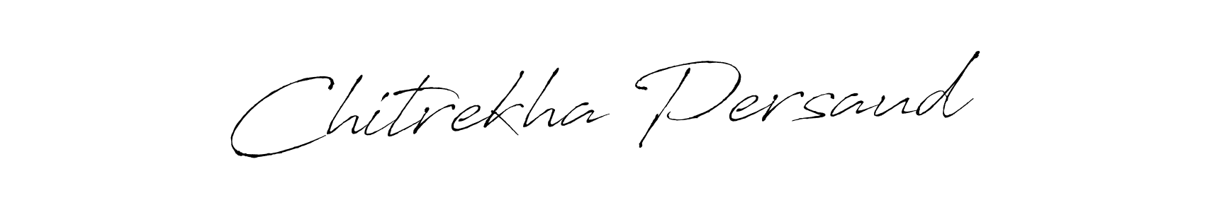 How to make Chitrekha Persaud signature? Antro_Vectra is a professional autograph style. Create handwritten signature for Chitrekha Persaud name. Chitrekha Persaud signature style 6 images and pictures png