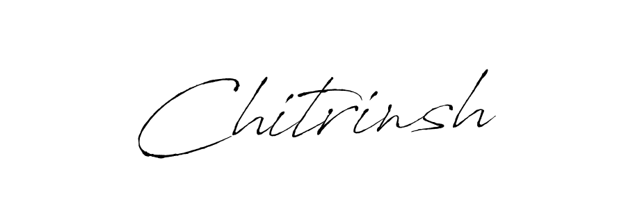 Make a beautiful signature design for name Chitrinsh. With this signature (Antro_Vectra) style, you can create a handwritten signature for free. Chitrinsh signature style 6 images and pictures png