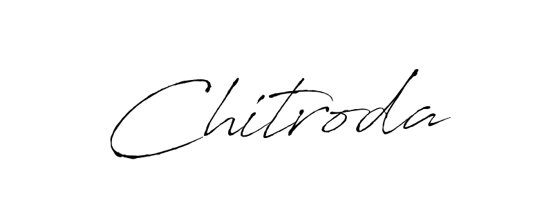 Make a beautiful signature design for name Chitroda. With this signature (Antro_Vectra) style, you can create a handwritten signature for free. Chitroda signature style 6 images and pictures png