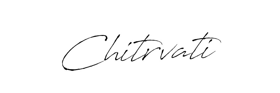 How to make Chitrvati signature? Antro_Vectra is a professional autograph style. Create handwritten signature for Chitrvati name. Chitrvati signature style 6 images and pictures png