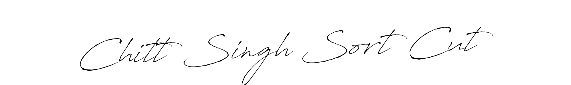 Create a beautiful signature design for name Chitt Singh Sort Cut. With this signature (Antro_Vectra) fonts, you can make a handwritten signature for free. Chitt Singh Sort Cut signature style 6 images and pictures png