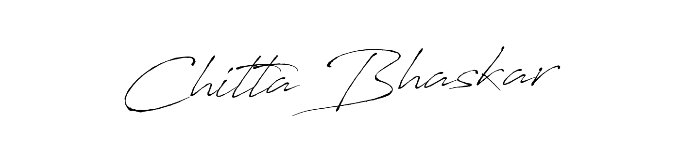 Design your own signature with our free online signature maker. With this signature software, you can create a handwritten (Antro_Vectra) signature for name Chitta Bhaskar. Chitta Bhaskar signature style 6 images and pictures png