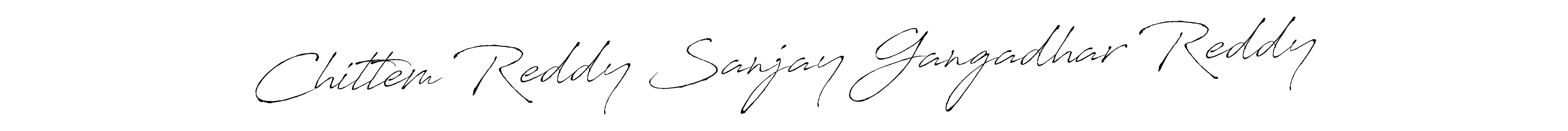 Also we have Chittem Reddy Sanjay Gangadhar Reddy name is the best signature style. Create professional handwritten signature collection using Antro_Vectra autograph style. Chittem Reddy Sanjay Gangadhar Reddy signature style 6 images and pictures png