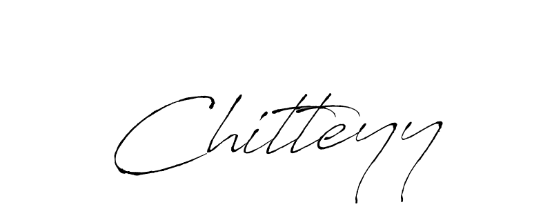 You should practise on your own different ways (Antro_Vectra) to write your name (Chitteyy) in signature. don't let someone else do it for you. Chitteyy signature style 6 images and pictures png
