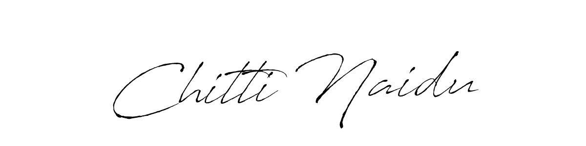 It looks lik you need a new signature style for name Chitti Naidu. Design unique handwritten (Antro_Vectra) signature with our free signature maker in just a few clicks. Chitti Naidu signature style 6 images and pictures png