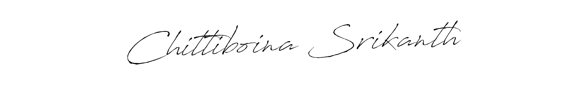 Design your own signature with our free online signature maker. With this signature software, you can create a handwritten (Antro_Vectra) signature for name Chittiboina Srikanth. Chittiboina Srikanth signature style 6 images and pictures png