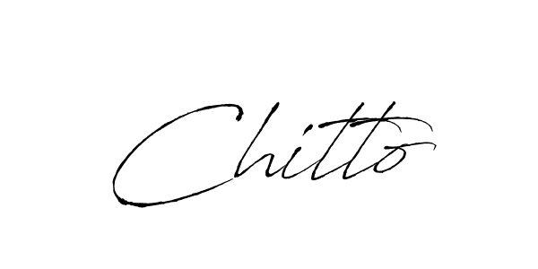Use a signature maker to create a handwritten signature online. With this signature software, you can design (Antro_Vectra) your own signature for name Chitto. Chitto signature style 6 images and pictures png