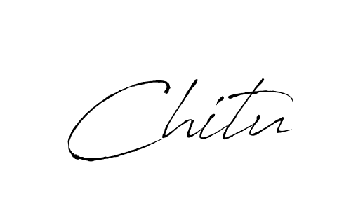 Make a beautiful signature design for name Chitu. With this signature (Antro_Vectra) style, you can create a handwritten signature for free. Chitu signature style 6 images and pictures png