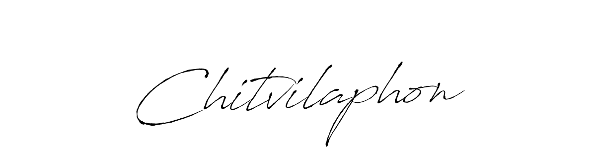 How to make Chitvilaphon signature? Antro_Vectra is a professional autograph style. Create handwritten signature for Chitvilaphon name. Chitvilaphon signature style 6 images and pictures png