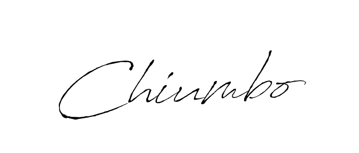 Use a signature maker to create a handwritten signature online. With this signature software, you can design (Antro_Vectra) your own signature for name Chiumbo. Chiumbo signature style 6 images and pictures png