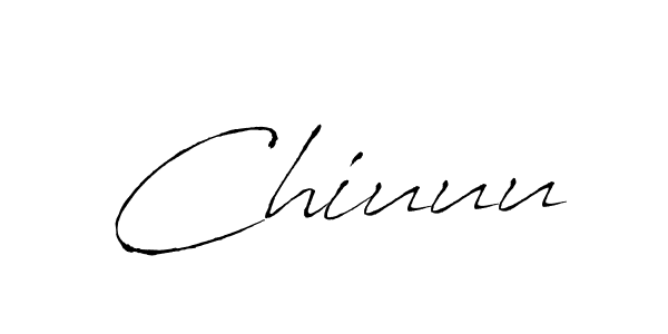 if you are searching for the best signature style for your name Chiuuu. so please give up your signature search. here we have designed multiple signature styles  using Antro_Vectra. Chiuuu signature style 6 images and pictures png