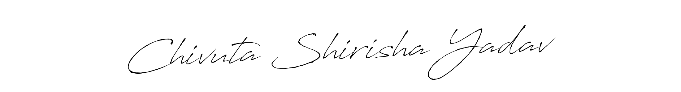 Also we have Chivuta Shirisha Yadav name is the best signature style. Create professional handwritten signature collection using Antro_Vectra autograph style. Chivuta Shirisha Yadav signature style 6 images and pictures png