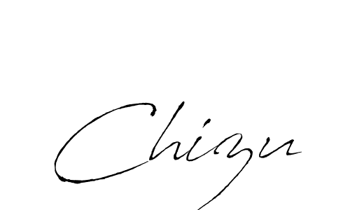 Design your own signature with our free online signature maker. With this signature software, you can create a handwritten (Antro_Vectra) signature for name Chizu. Chizu signature style 6 images and pictures png