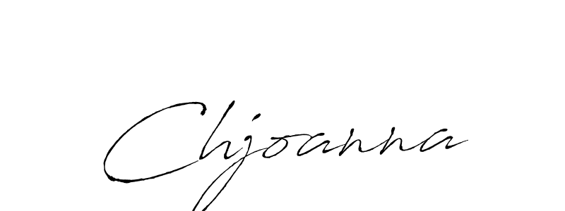 Make a beautiful signature design for name Chjoanna. With this signature (Antro_Vectra) style, you can create a handwritten signature for free. Chjoanna signature style 6 images and pictures png