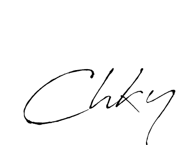 Create a beautiful signature design for name Chky. With this signature (Antro_Vectra) fonts, you can make a handwritten signature for free. Chky signature style 6 images and pictures png