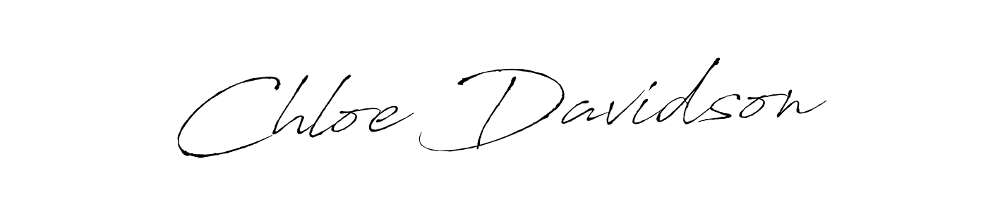 Chloe Davidson stylish signature style. Best Handwritten Sign (Antro_Vectra) for my name. Handwritten Signature Collection Ideas for my name Chloe Davidson. Chloe Davidson signature style 6 images and pictures png