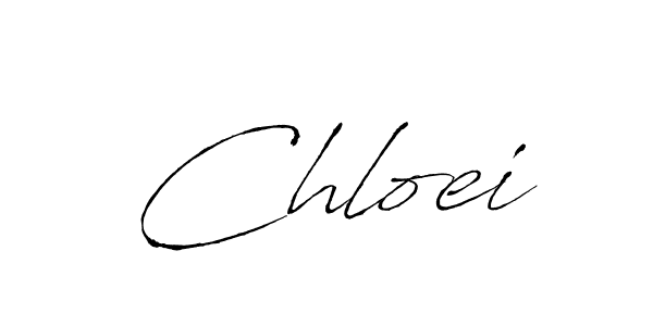 Create a beautiful signature design for name Chloei. With this signature (Antro_Vectra) fonts, you can make a handwritten signature for free. Chloei signature style 6 images and pictures png
