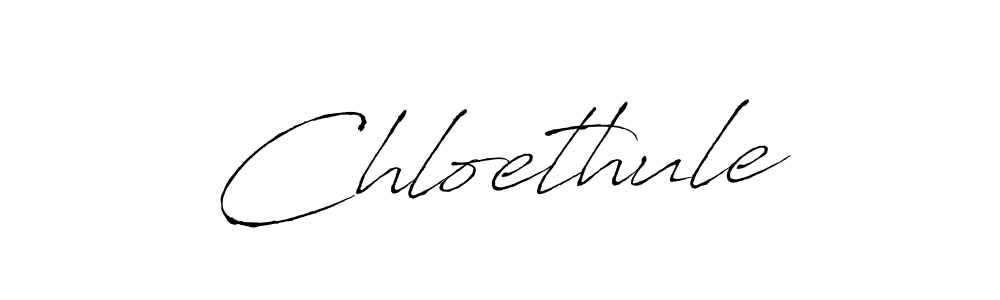 Also we have Chloethule name is the best signature style. Create professional handwritten signature collection using Antro_Vectra autograph style. Chloethule signature style 6 images and pictures png