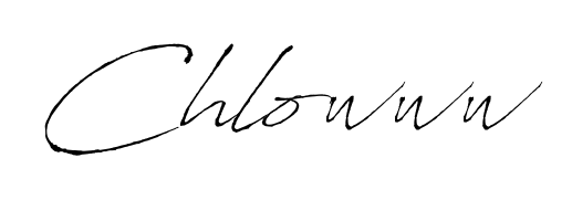 Make a beautiful signature design for name Chlowww. With this signature (Antro_Vectra) style, you can create a handwritten signature for free. Chlowww signature style 6 images and pictures png