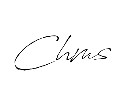 How to make Chms name signature. Use Antro_Vectra style for creating short signs online. This is the latest handwritten sign. Chms signature style 6 images and pictures png