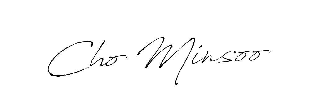 Also we have Cho Minsoo name is the best signature style. Create professional handwritten signature collection using Antro_Vectra autograph style. Cho Minsoo signature style 6 images and pictures png