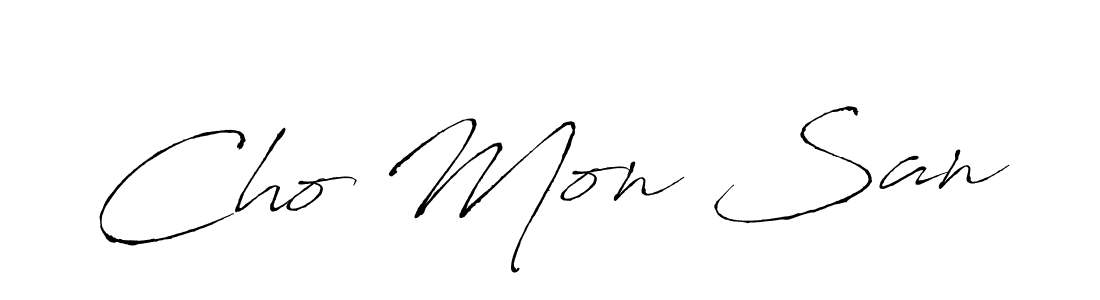 How to Draw Cho Mon San signature style? Antro_Vectra is a latest design signature styles for name Cho Mon San. Cho Mon San signature style 6 images and pictures png