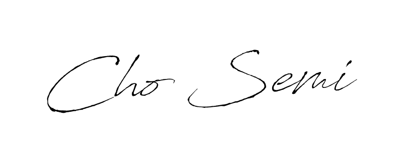 You should practise on your own different ways (Antro_Vectra) to write your name (Cho Semi) in signature. don't let someone else do it for you. Cho Semi signature style 6 images and pictures png