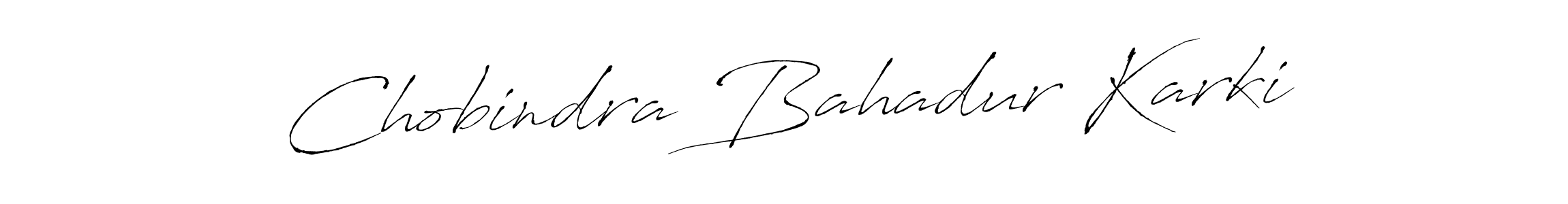 Chobindra Bahadur Karki stylish signature style. Best Handwritten Sign (Antro_Vectra) for my name. Handwritten Signature Collection Ideas for my name Chobindra Bahadur Karki. Chobindra Bahadur Karki signature style 6 images and pictures png