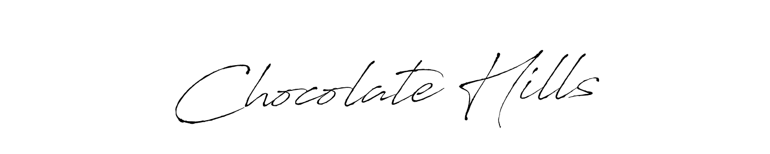 This is the best signature style for the Chocolate Hills name. Also you like these signature font (Antro_Vectra). Mix name signature. Chocolate Hills signature style 6 images and pictures png